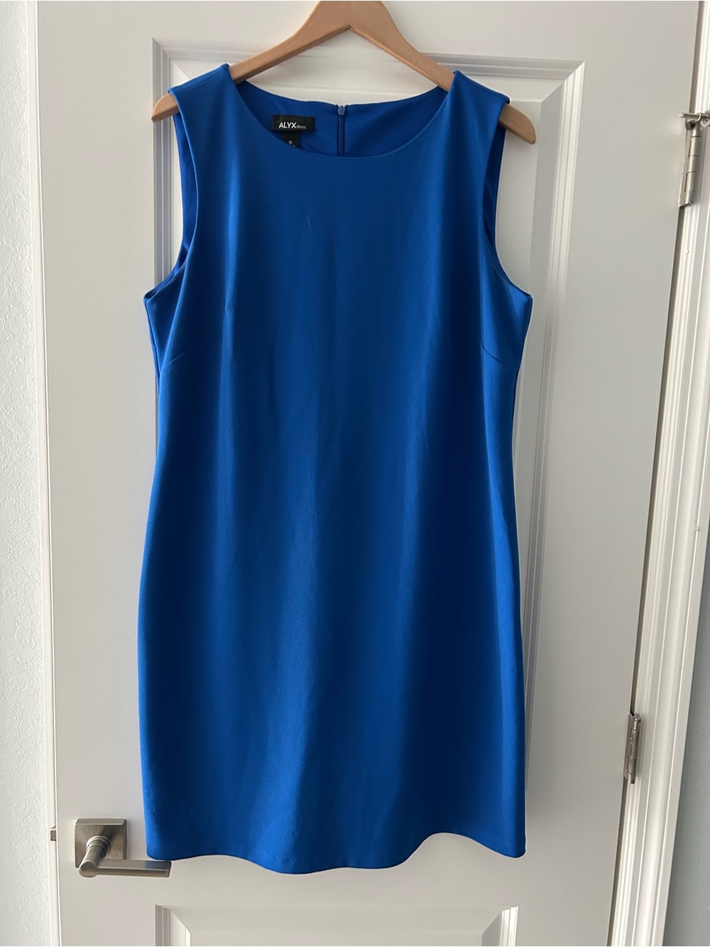 ALYX Cobalt Blue Sleeveless Shift Dress
